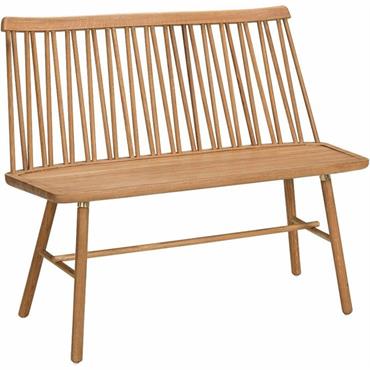 Banc en chêne huilé ZigZag - Hans K
