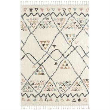 Tapis salon ethnique crème  120x170 style berbere