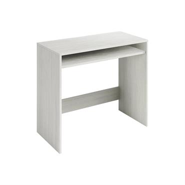 Bureau effet bois blanc 79x43 cm