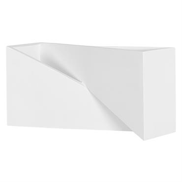 Luminaire mural en plastique blanc