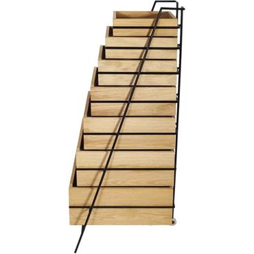 Meuble de rangement design en chêne à tiroirs Sutoa - Frama