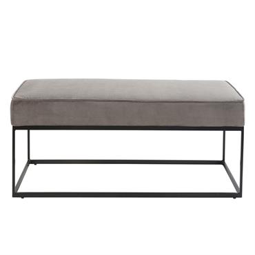 Banquette 2 places gris anthracite