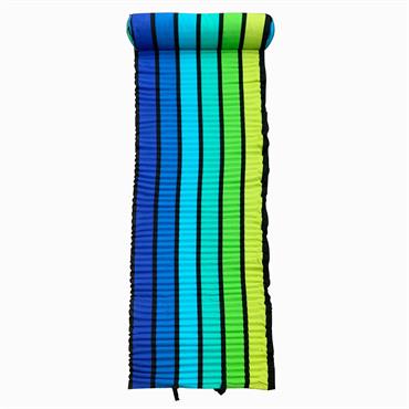 Matelas de plage pour bain de soleil Happy men 60 x 180 bleu