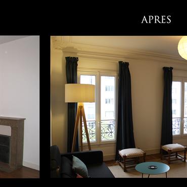 Décoration d'un appartement parisien  Domozoom