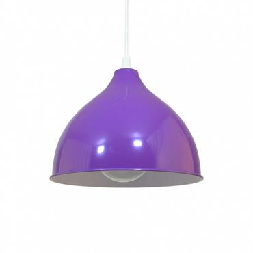 Suspension en métal violet