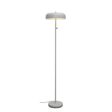 Lampadaire en métal gris clair
