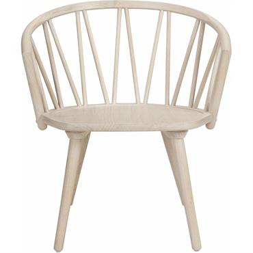 Fauteuil lounge en frêne blond ZigZag - Hans K