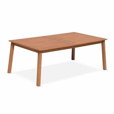 Table de jardin extensible en bois eucalyptus 10 places