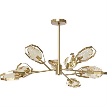 Suspension Diamond Fever 106cm dorée Kare Design