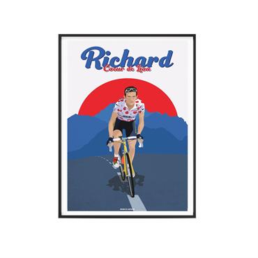 Affiche Cyclisme - Richard Virenque 30 x 40 cm