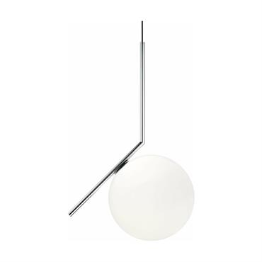 Suspension design en acier chromé 340 cm IC - Flos