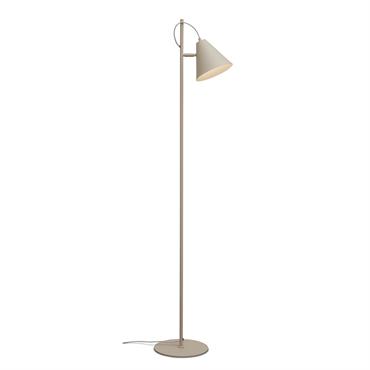 Lampadaire fer h151cm beige