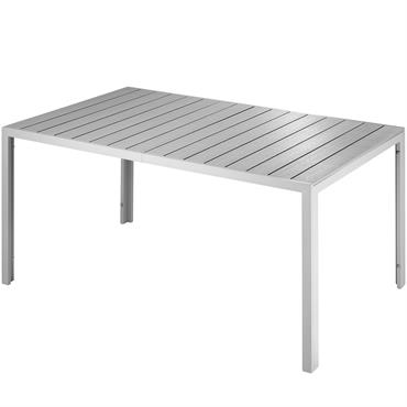 Lignes épurées et design résolument moderne, tels sont les maîtres mots de notre table de jardin BIANCA tectake. Les lattes qui composent le plateau de la table sont disposées dans ...