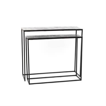 Consoles rectangulaires design en fonte L100 