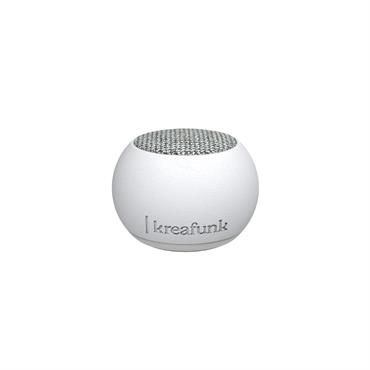 Enceinte bluetooth aGO Stone blanc