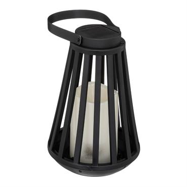 Lanterne solaire extérieure plastique noir 14