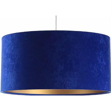 Suspension Tissu Bleu