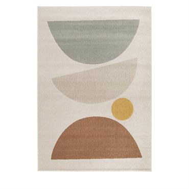 Tapis contemporain géométrique - 160x230cm Multicolore Polypropylène