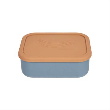 Boîte à déjeuner bleu en silicone H7x19