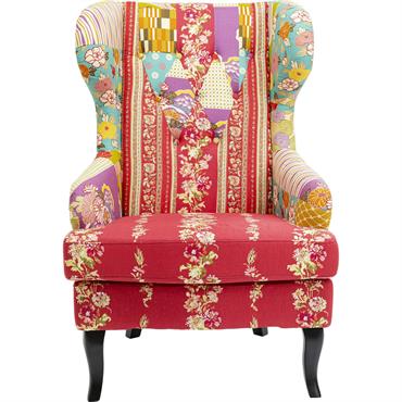 Ce fauteuil à oreilles vous transfère une ambiance de bonne humeur et de joie de vivre grâce à ses multiples couleurs. Idéal pour égayer votre salon ou votre chambre à ...