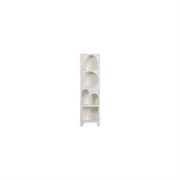 Colonne design en bois blanc avec trous