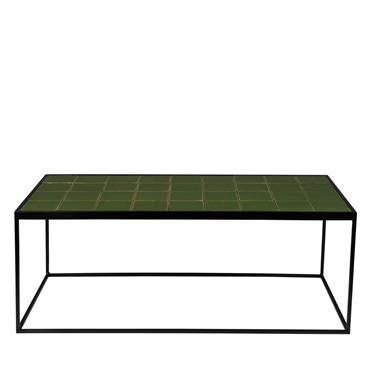 Table basse en céramique vert
