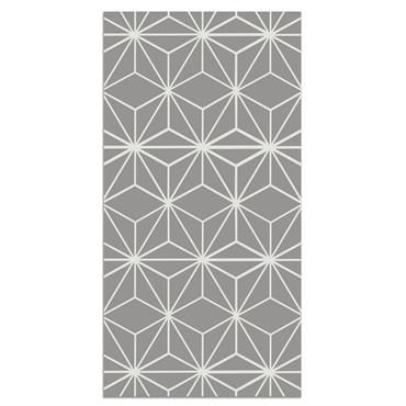 Apportez une touche unique et moderne à votre maison avec ce tapis vinyle au design de lignes étoilées. Son motif exclusif d'étoiles alignées dans une variété de couleurs vibrantes et ...