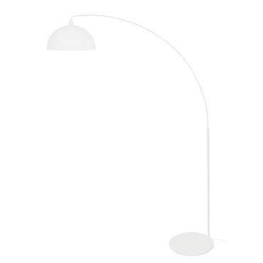 Lampadaire métal blanc