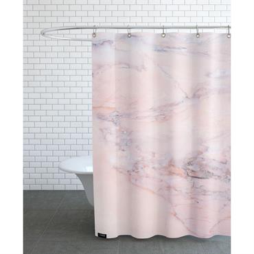 Rideau de douche en polyester en rose 150x200