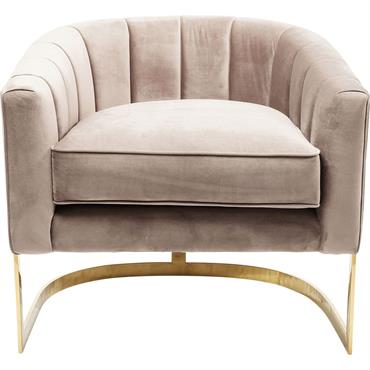 Fauteuil Pure Elegance velours Kare Design