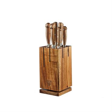 Le bloc couteau SKAGEN peut accueillir jusqu'à 6 couteaux de cuisine. Grâce à un roulement à billes, il présente un châssis rotatif à 360° qui permet d'accéder facilement à chaque ...