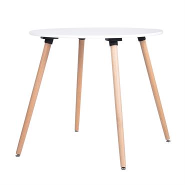 Ensemble table extensible noir 120-160 et 4 chaises