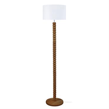 Sans effort, cette lampe sur pied ajoute beaucoup de personnalité rustique à votre maison en constante évolution. Le corps de la lampe présente des entailles stylisées de haut en bas, ...