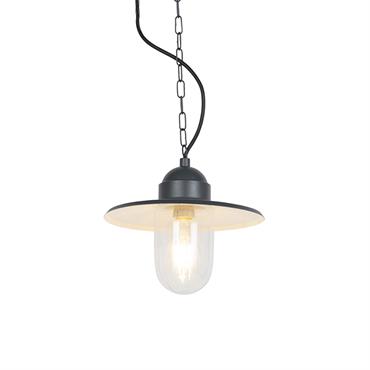 Suspension luminaire extérieur en métal anthracite