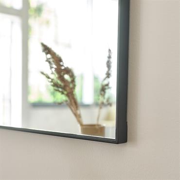 Miroir rectangulaire en métal