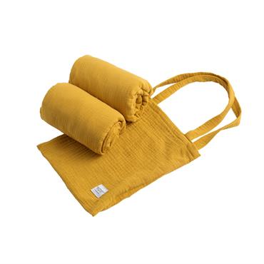 Lot 2 draps housse pour lit évolutif bébé en coton