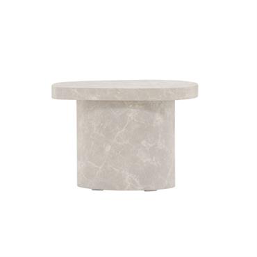 Table d'appoint effet marbre
