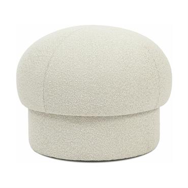 Pouf en polyester recyclé beige 65 cm Uno - Design House Stockholm