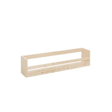 Étagère à chaussures en bois de sapin ton naturel 103