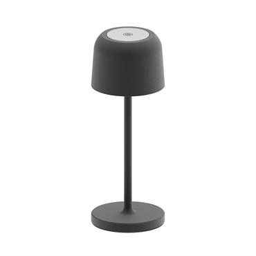 Lampe de table sans fil Aluminium Gris anthracite H28CM