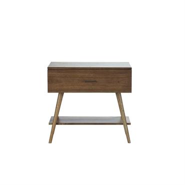 Meuble sous vasque en mindi massif 80 cm