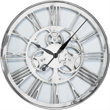 Cette horloge Gear de 60 centimètres arbore un style moderne qui resplendira dans un salon élégant. Une partie de son mécanisme est apparente lui ajoutant un charme supplémentaire. Sa couleur ...