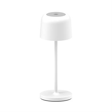 Lampe de table sans fil Aluminium Blanc H28CM