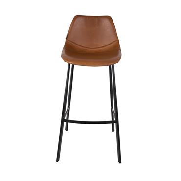 Tabouret design en plastique marron
