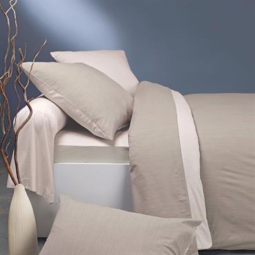 Housse de couette bicolore en bambou bicolore 140 x 200