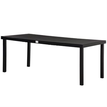 Apportez une touche d'élégance à votre intérieur ou extérieur avec cette superbe table de jardin pour 8 personnes. En aluminium traité époxy avec plateau PE à lattes aspect bois, cette ...