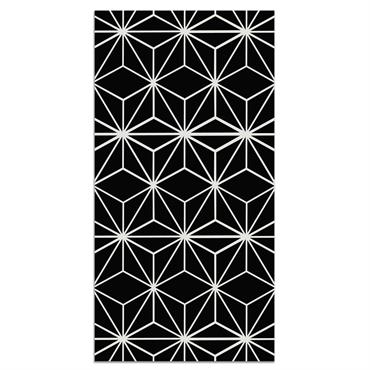 Apportez une touche unique et moderne à votre maison avec ce tapis vinyle au design de lignes étoilées. Son motif exclusif d'étoiles alignées dans une variété de couleurs vibrantes et ...