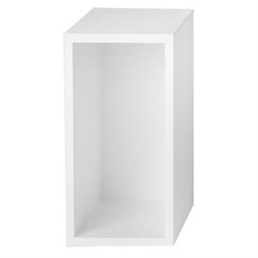 Module fermé S pour étagère Stacked Blanc - Muuto