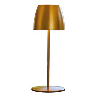 Lampe de table sans fil Aluminium Doré H30CM
