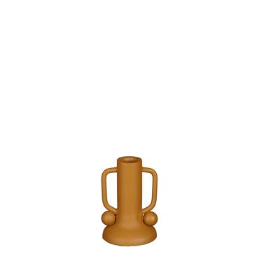 Bougeoir en métal marron clair H12